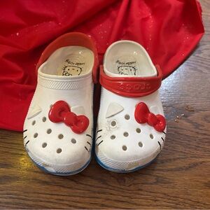 Hello Kitty Kids Sandals - White and Red
